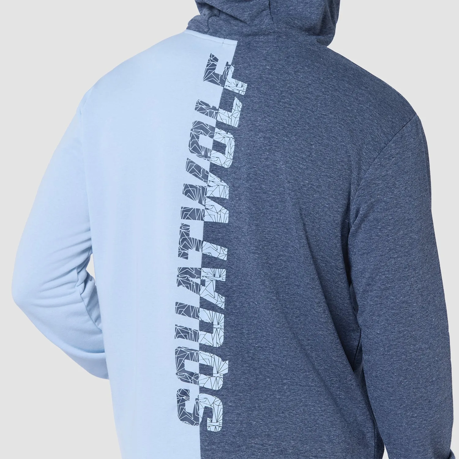 Core Split Hoodie - Navy & Skyway Marl