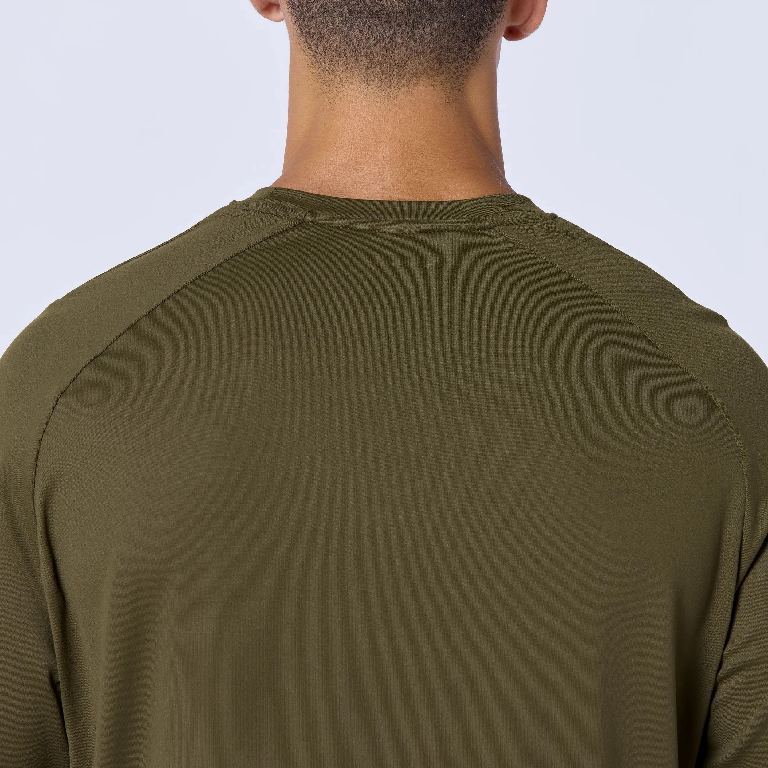 Essential Active Full Sleeves Tee - Dark Olive