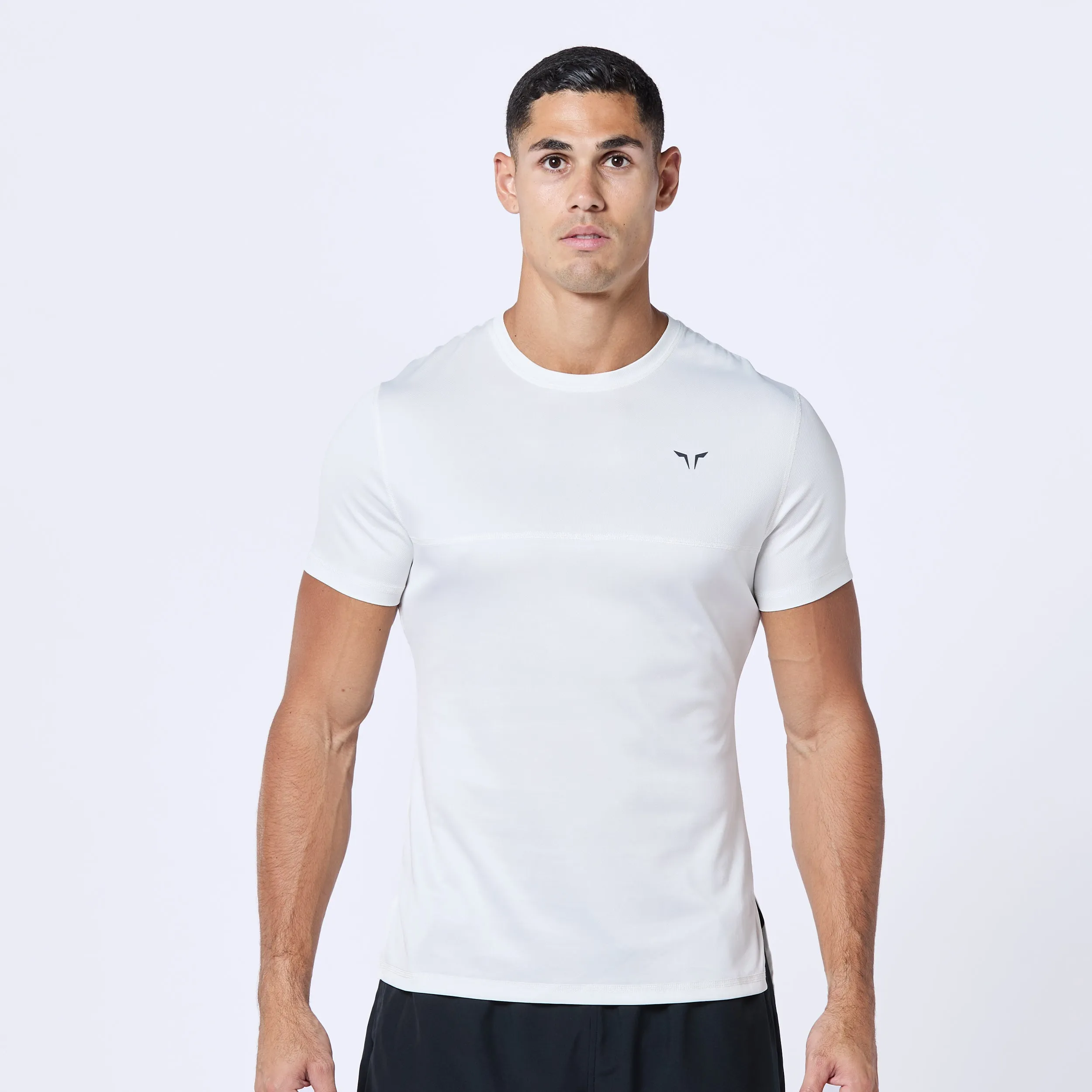 Essential Contrast Tee - Pearl White