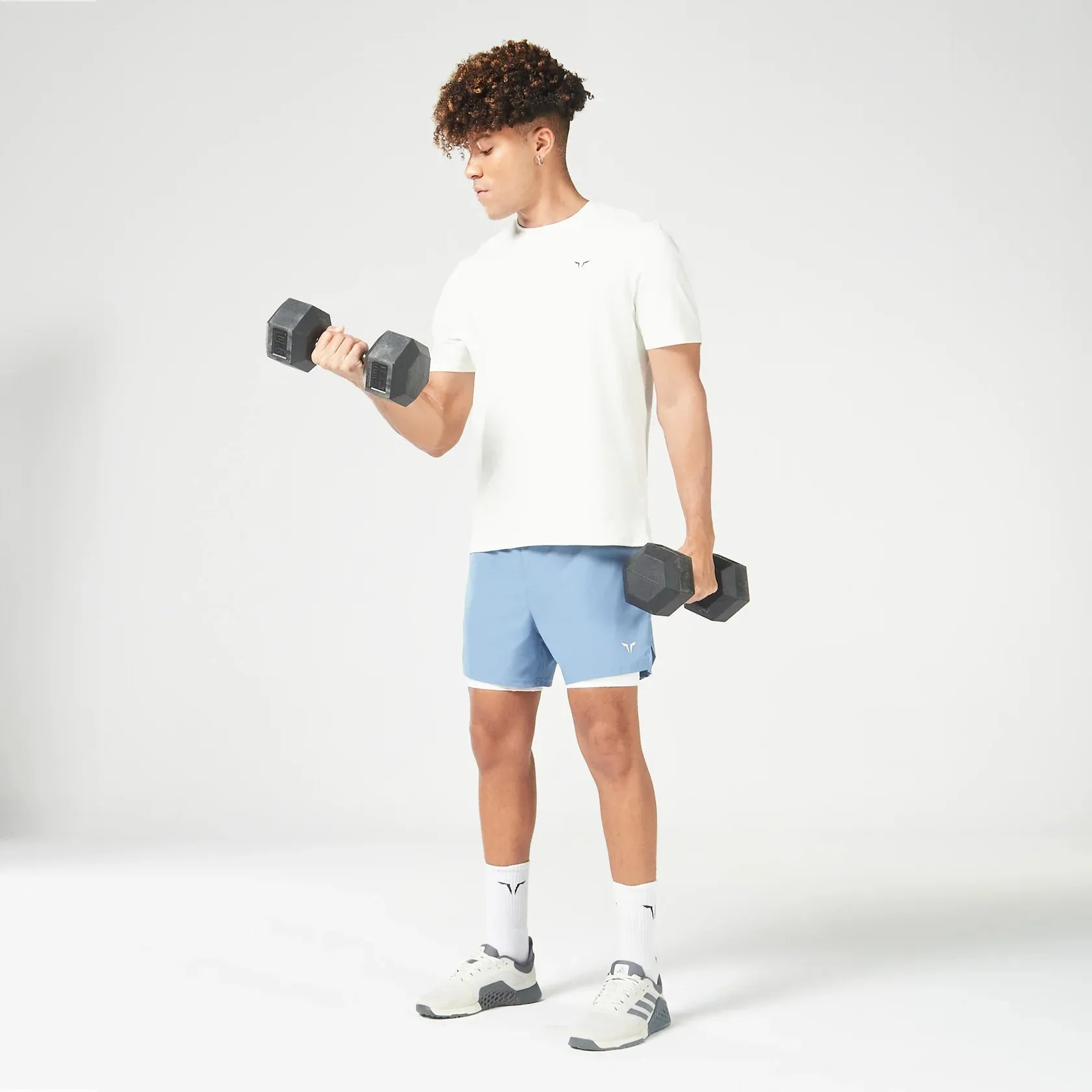 Essential Gym Tee - Pearl White