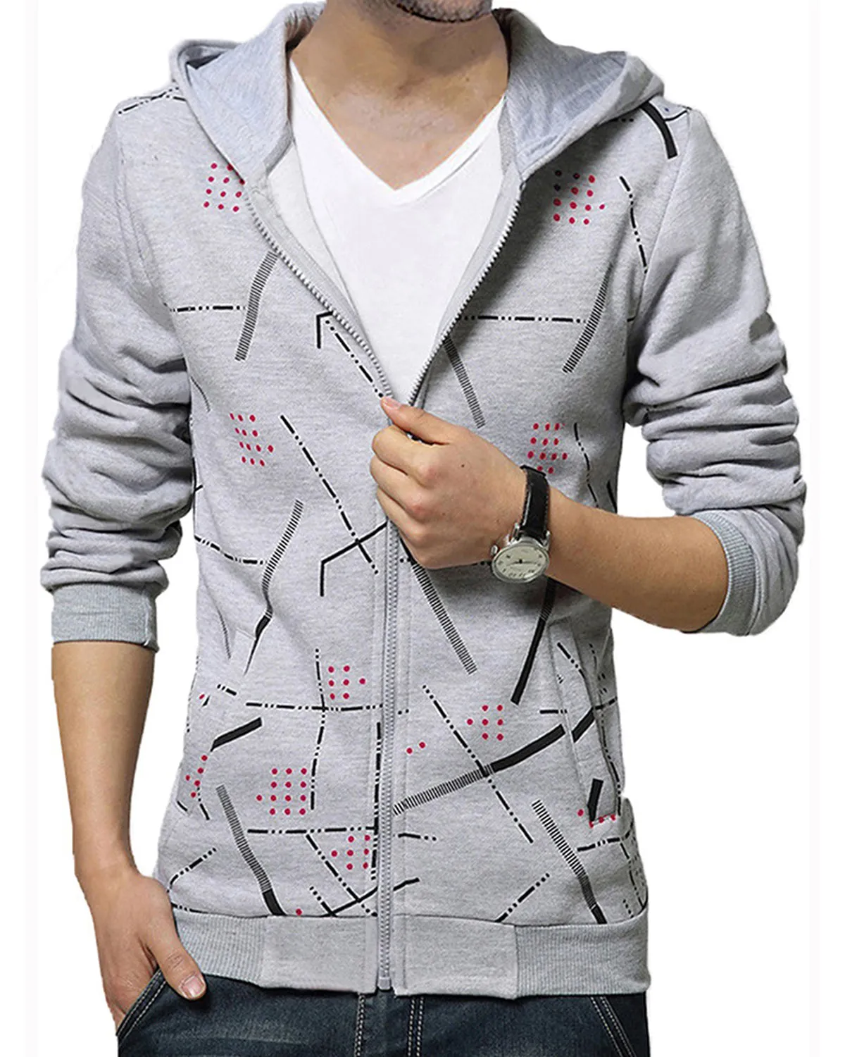 Full Sleeve Printed Men Jacket