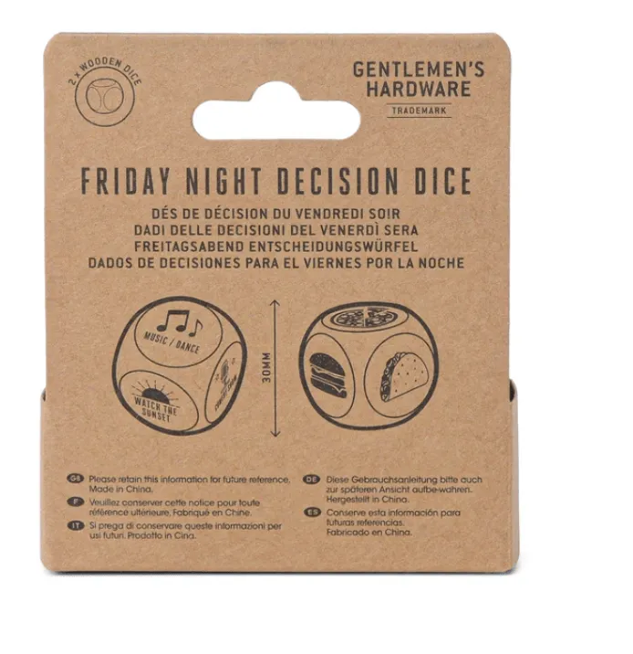 Gentlemen's Hardware Friday Night Dice