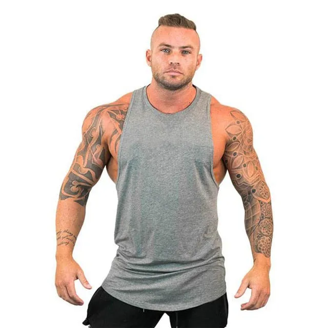 Gyms Stringer Shirt Fitness Tank Top Men Gyms Clothing