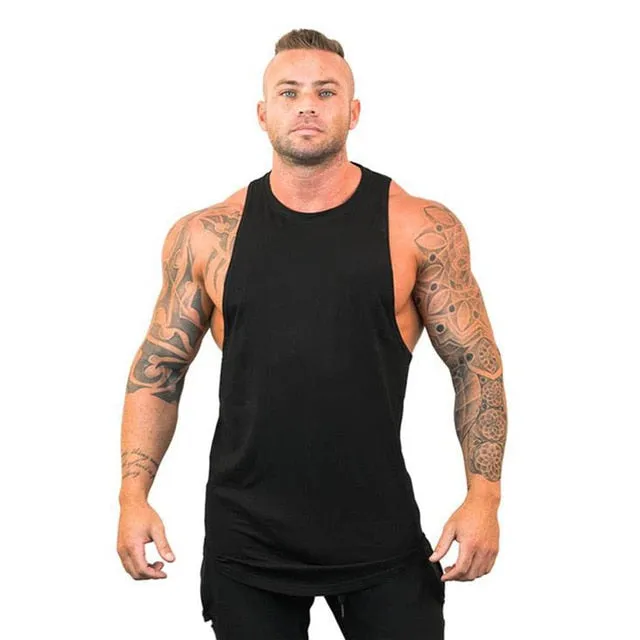 Gyms Stringer Shirt Fitness Tank Top Men Gyms Clothing