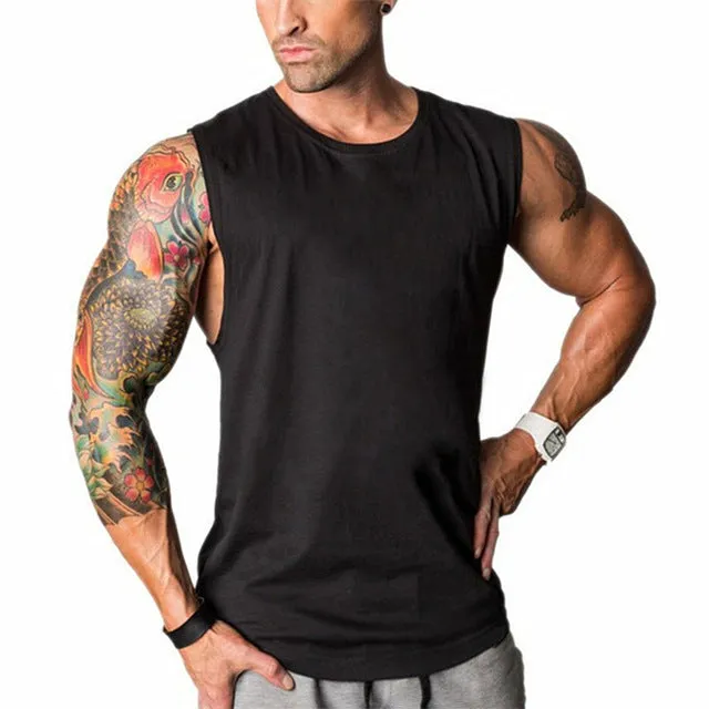 Gyms Stringer Shirt Fitness Tank Top Men Gyms Clothing