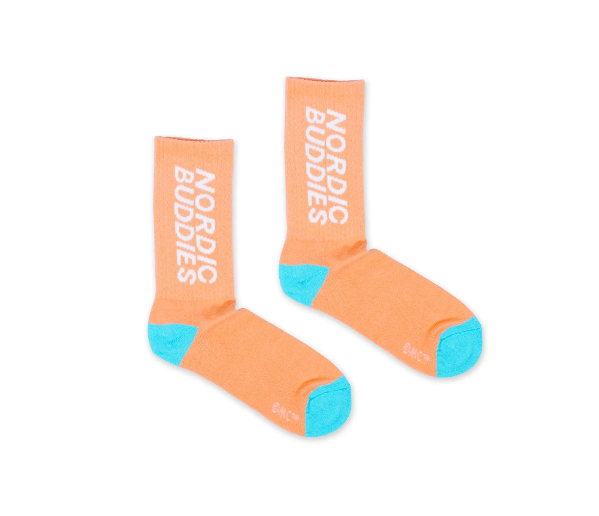 Hattifatteners Retro Men Socks - Peach