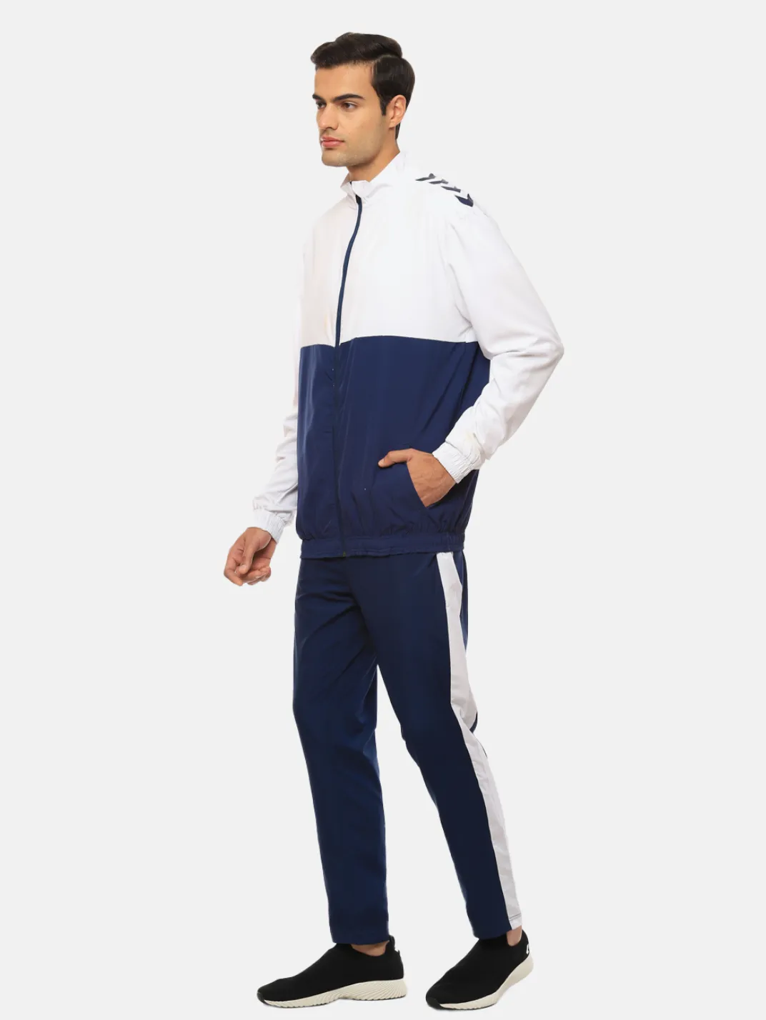 Mens Navy Hummel Abis B2B Jacket with Enhanced Performance