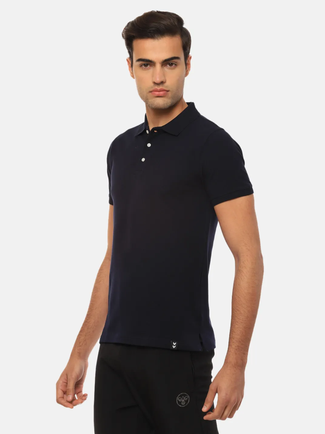 Hummel Men Navy B2B Polo