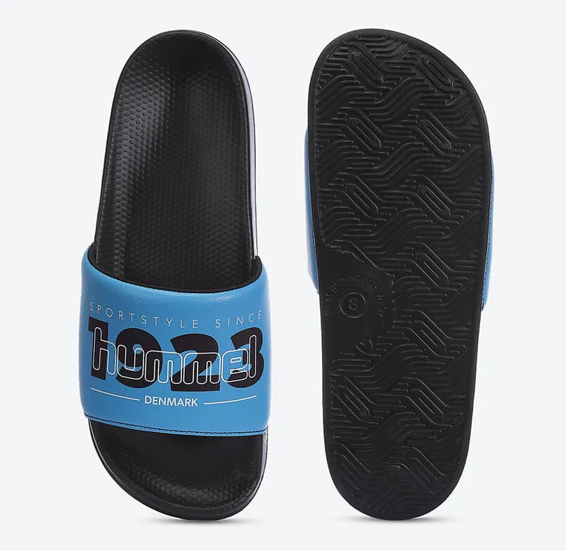 hummel TREFF MEN SLIDERS Comfortable Cushioned Sole Arch Support Durable Lightweight Flexible Trendy Style Flip flops and Slippers Slides for Men Daily use Chappal