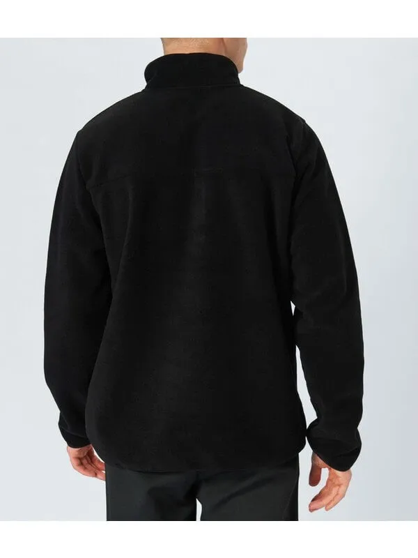 Inhen Men Polyester Black Sweatshirt