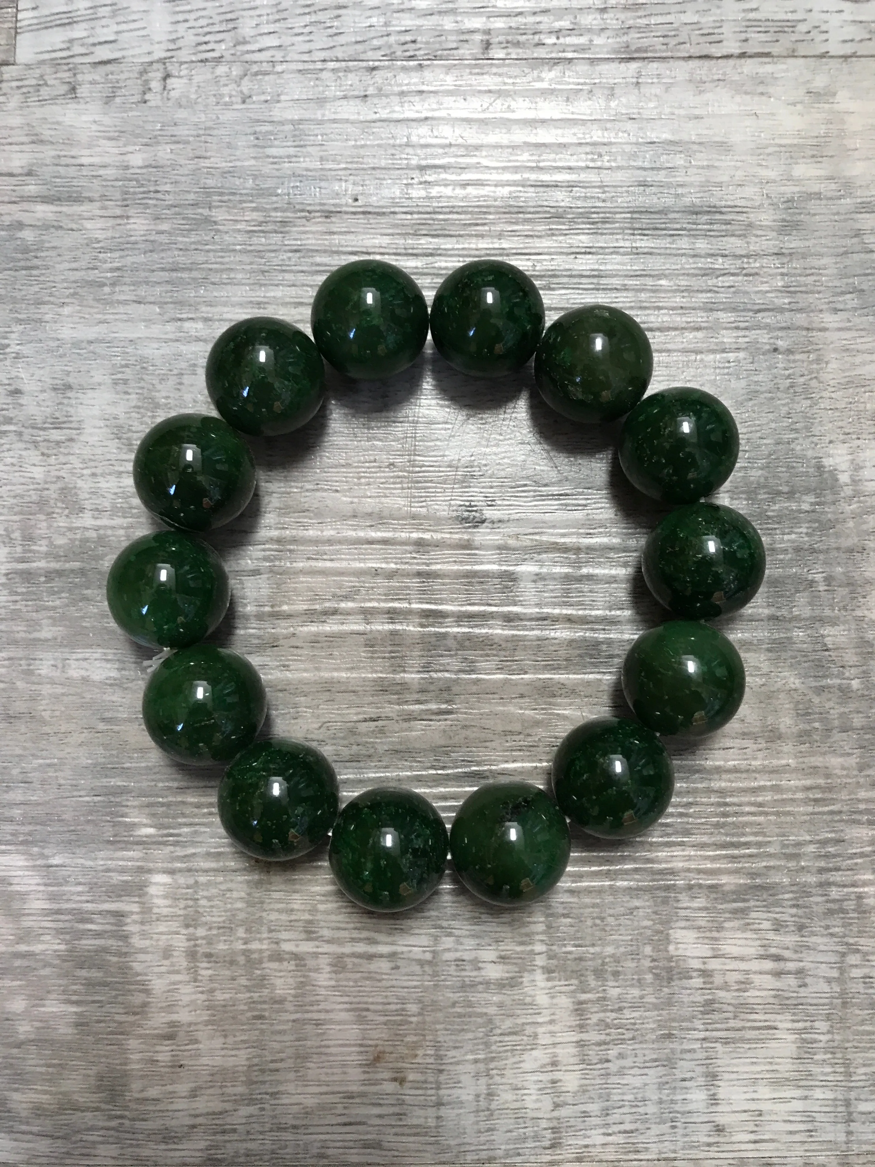 Handmade Elegant Jade Beaded Bracelet for Unisex