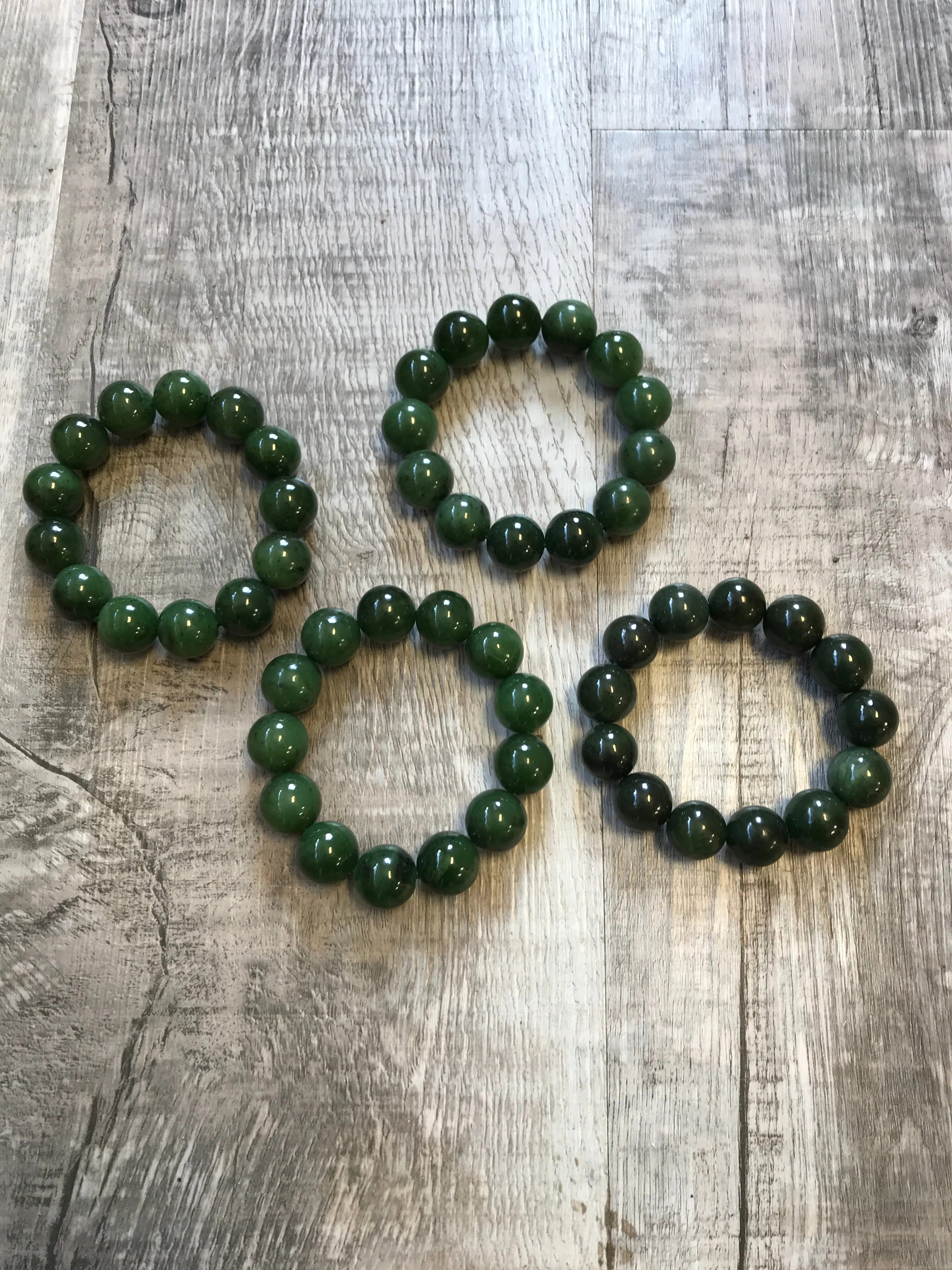 Handmade Elegant Jade Beaded Bracelet for Unisex