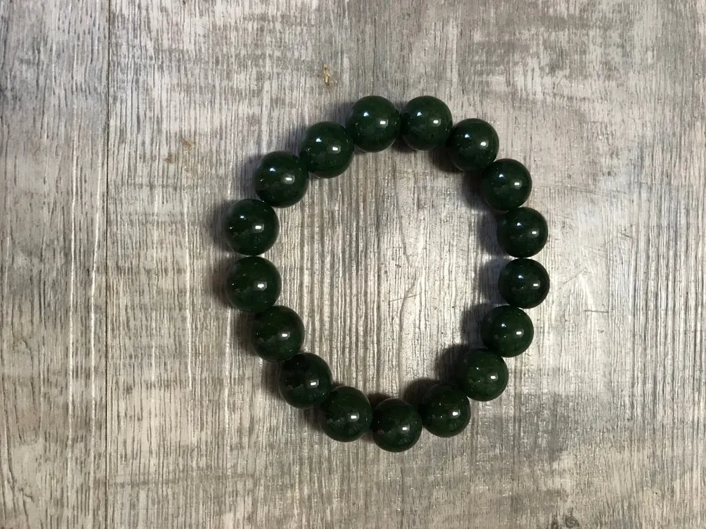 Handmade Elegant Jade Beaded Bracelet for Unisex