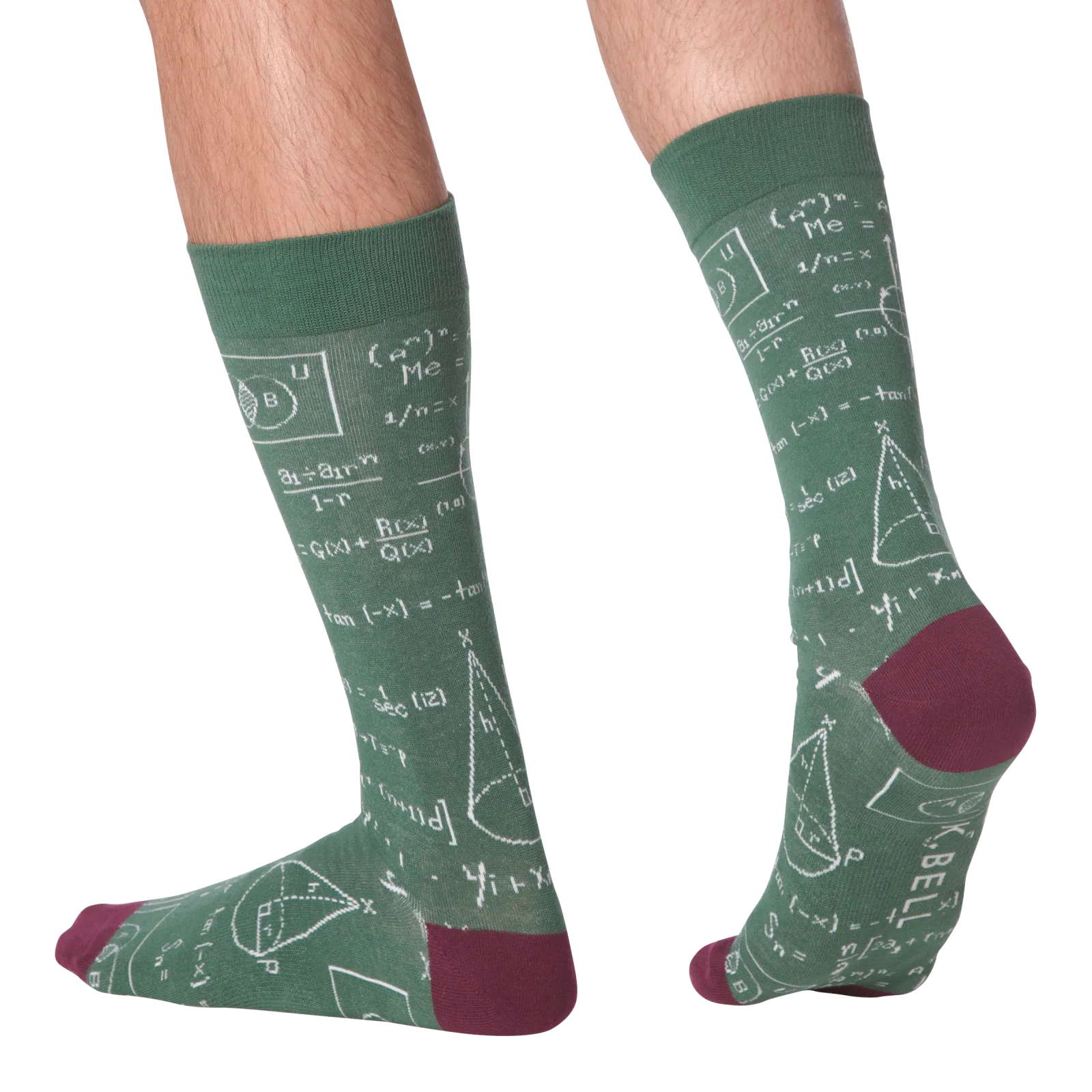 K.Bell Men's Equations Crew Sock