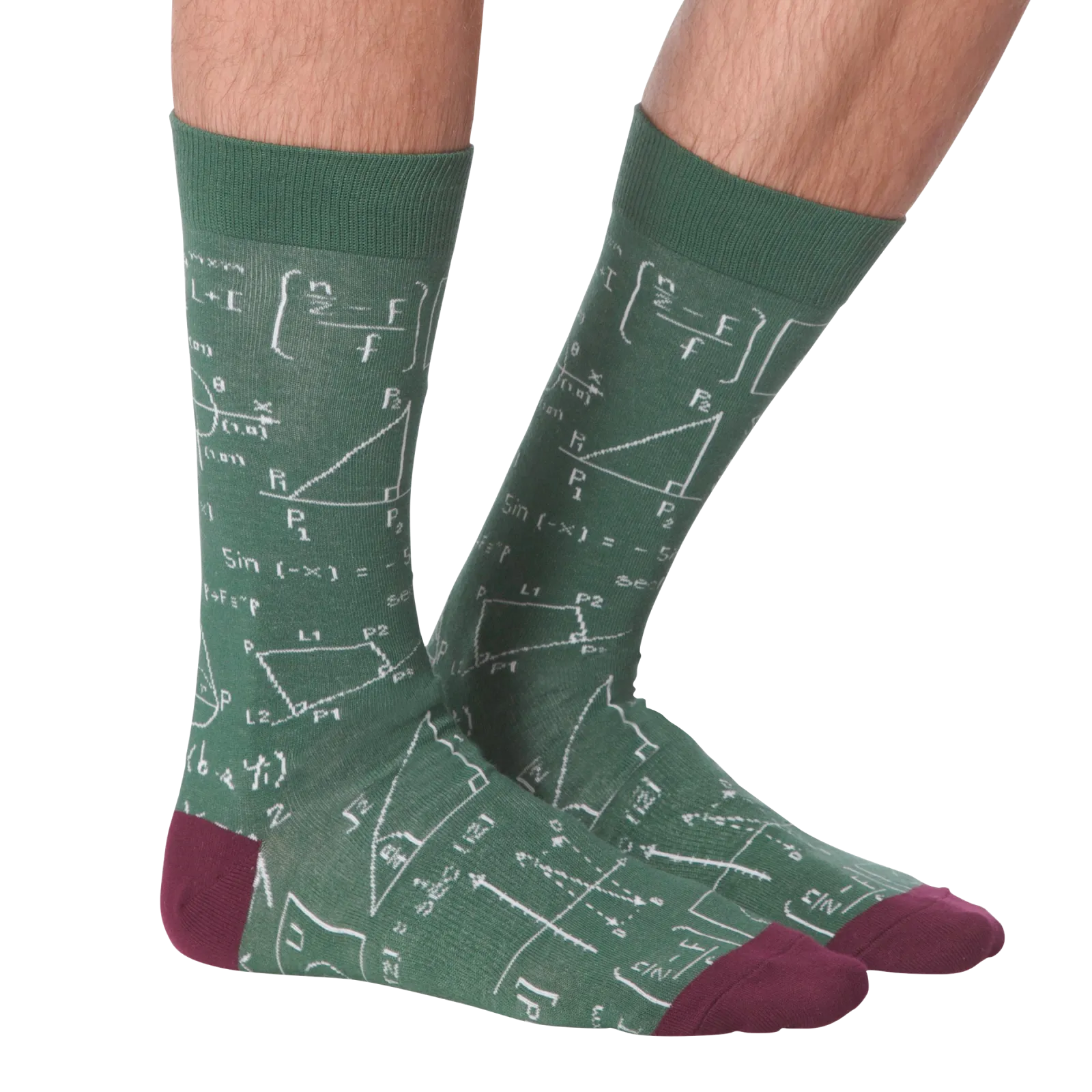 K.Bell Men's Equations Crew Sock