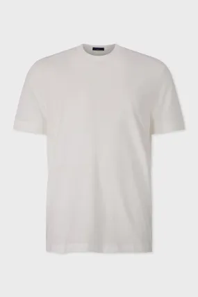 Kiton White Cotton T-Shirt