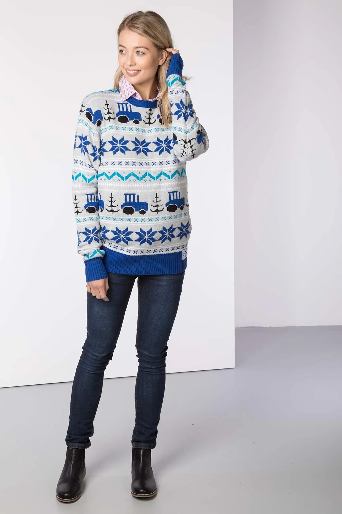 Ladies Relaxed Fit Christmas Jumper