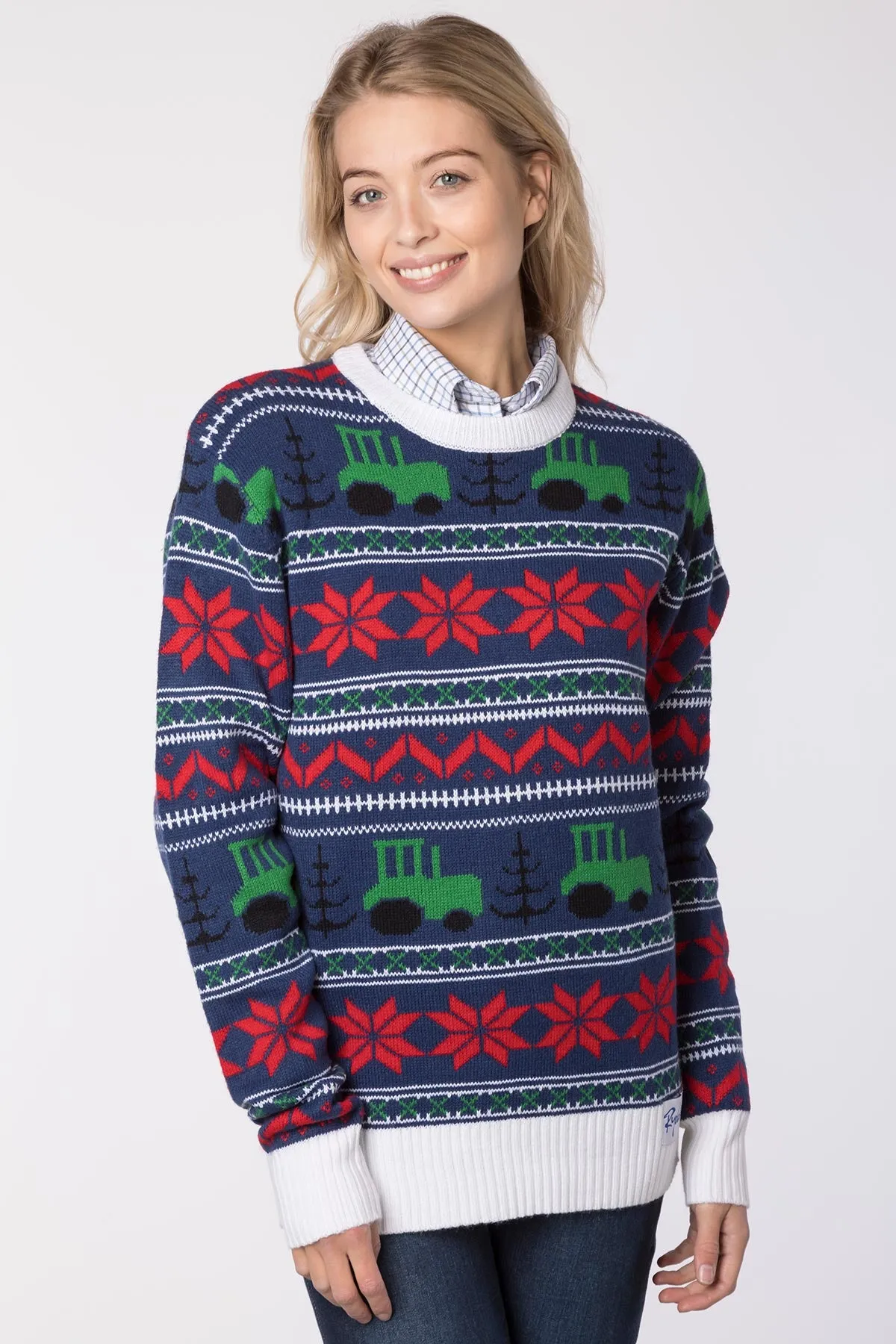 Ladies Relaxed Fit Christmas Jumper