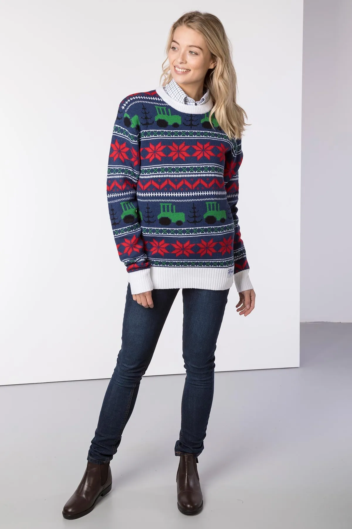 Ladies Relaxed Fit Christmas Jumper