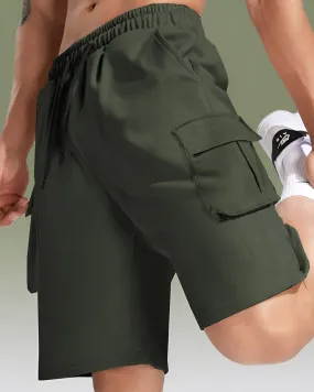 Men 4 Pocket Olivegreen Shorts