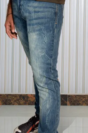 Men Denim Jeans Mb-Blue