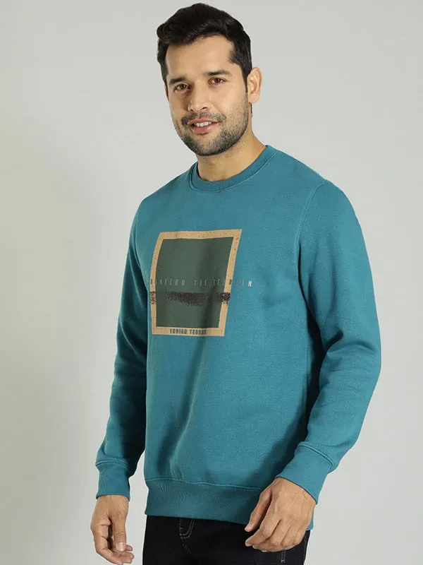 Men Graphic Crew Neck Sweatshirt