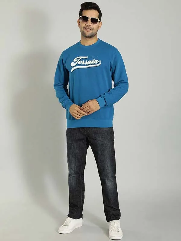 Men Graphic Crew Neck Sweatshirt