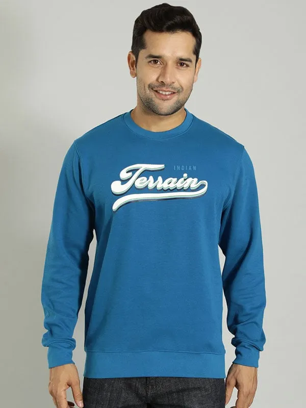 Men Graphic Crew Neck Sweatshirt