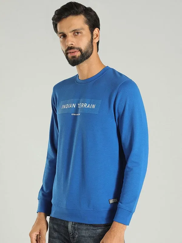 Men Graphic Crew Neck Sweatshirt