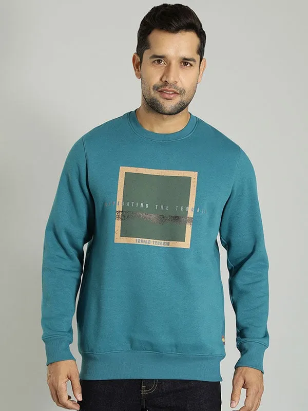 Men Graphic Crew Neck Sweatshirt