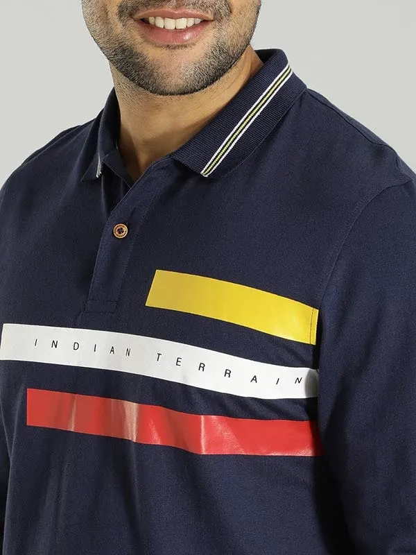 Men Graphic Polo T-Shirt