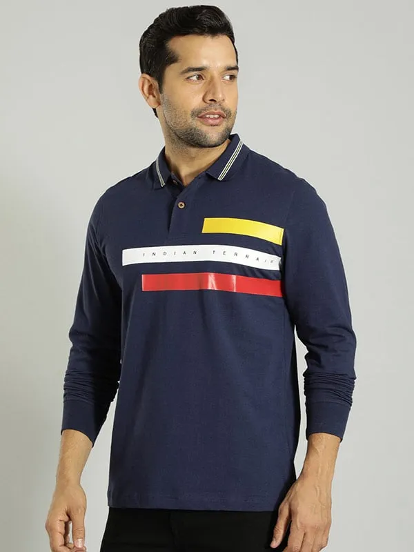 Men Graphic Polo T-Shirt