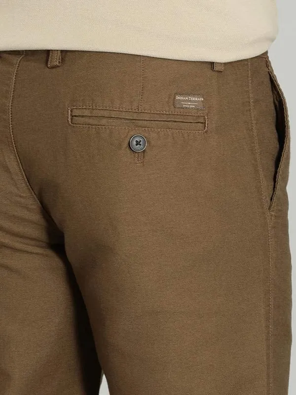 Men Kansas Fit Cotton Trouser