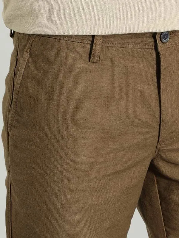 Men Kansas Fit Cotton Trouser