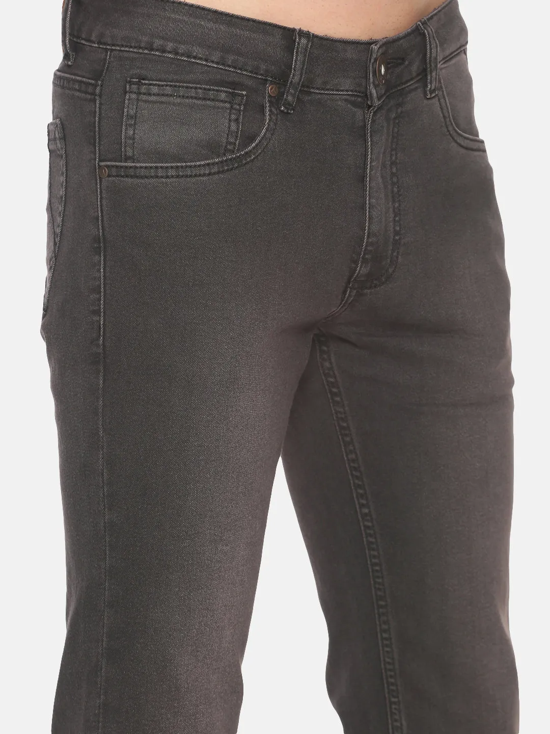 MEN'S BLACK FADED SLIM FIT JEAN