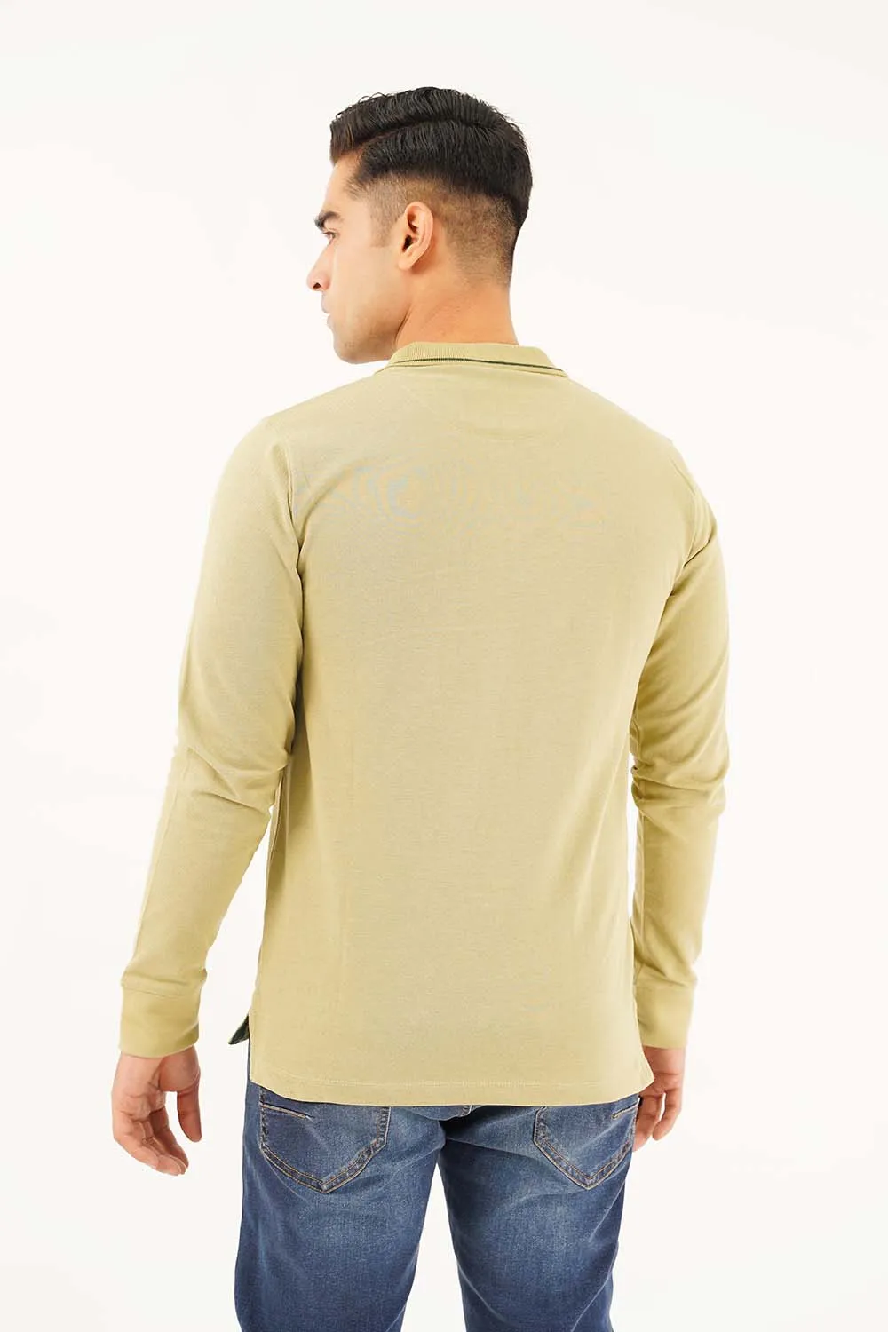 Men's Full Sleeve Fashion Polo