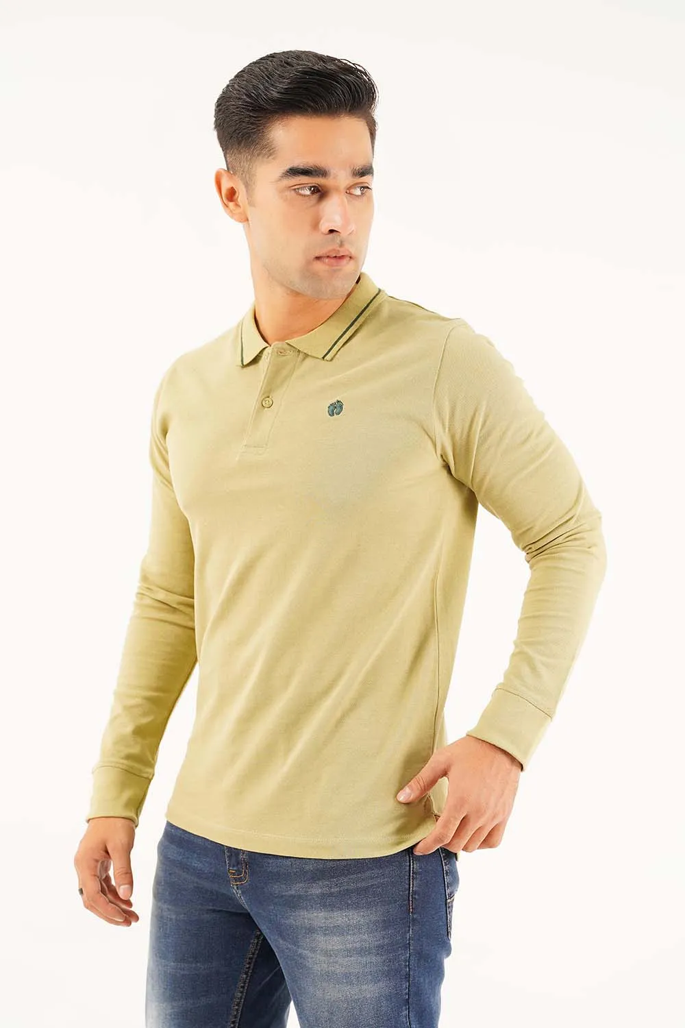 Men's Full Sleeve Fashion Polo