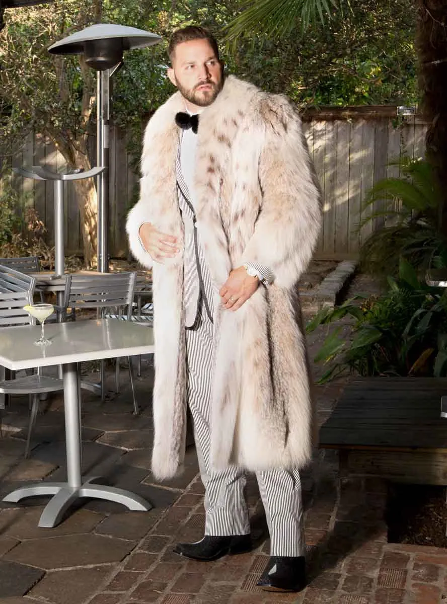 Men's Lynx Fur Coat