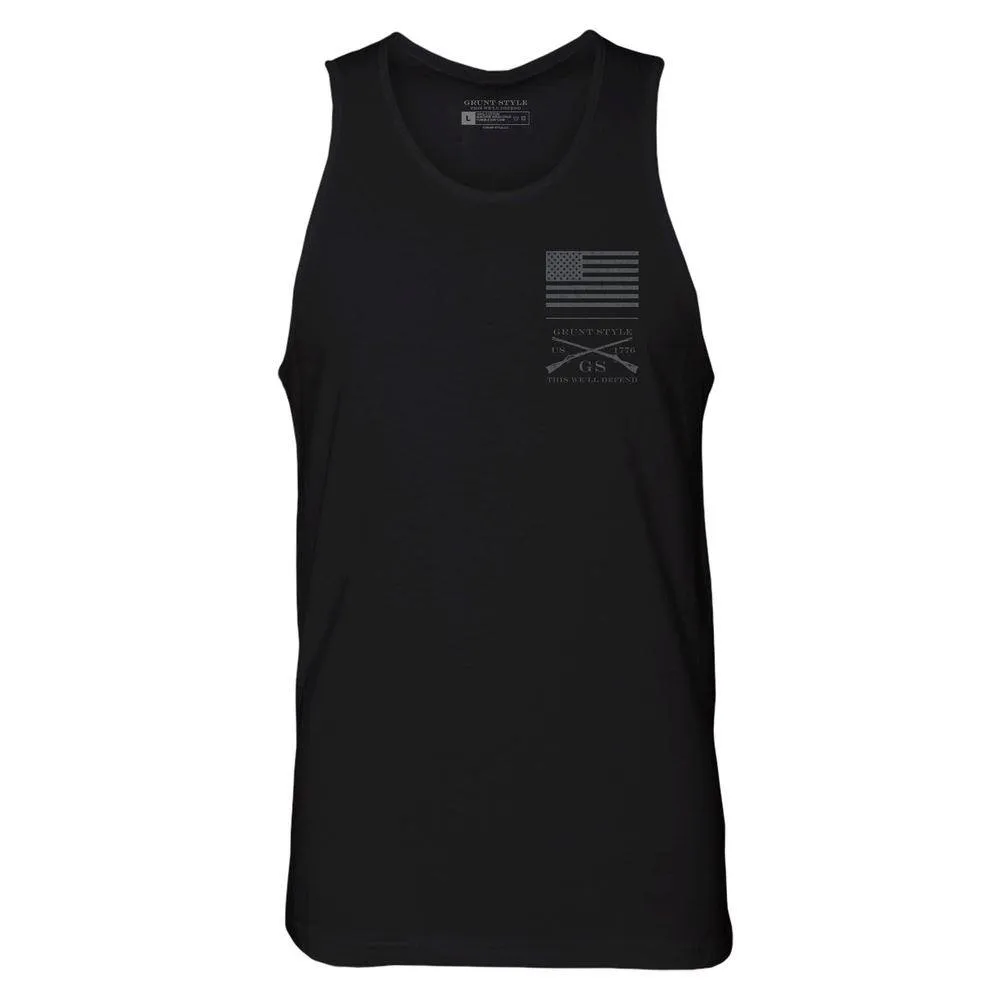 Men's Strength Through Suffering Tank - Black