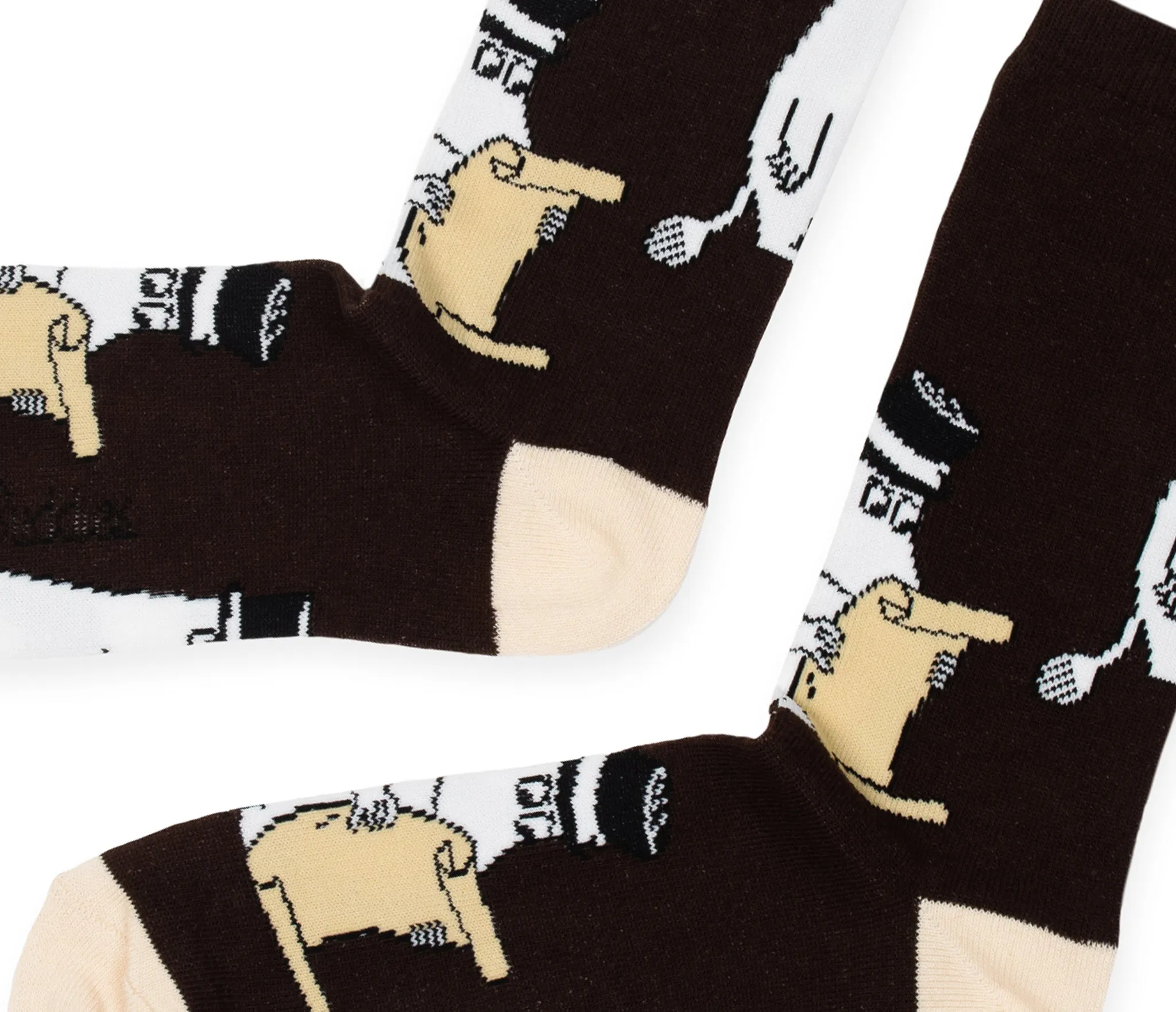 Moominpappa Candle Light Men Socks - Brown