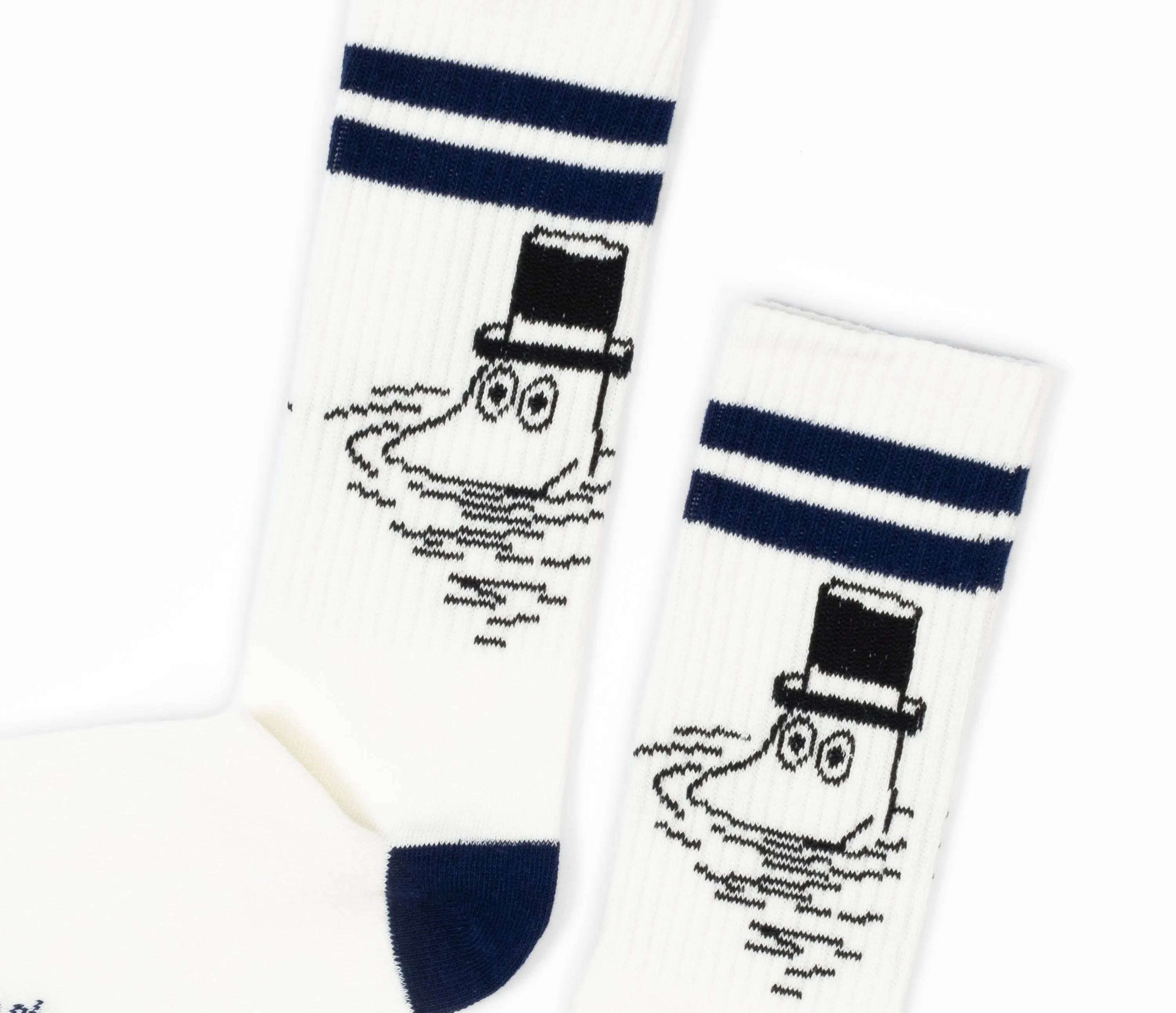 Moominpappa Retro Men Socks - White