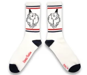 Moominpappa Retro Men Socks - White