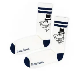 Moominpappa Retro Men Socks - White