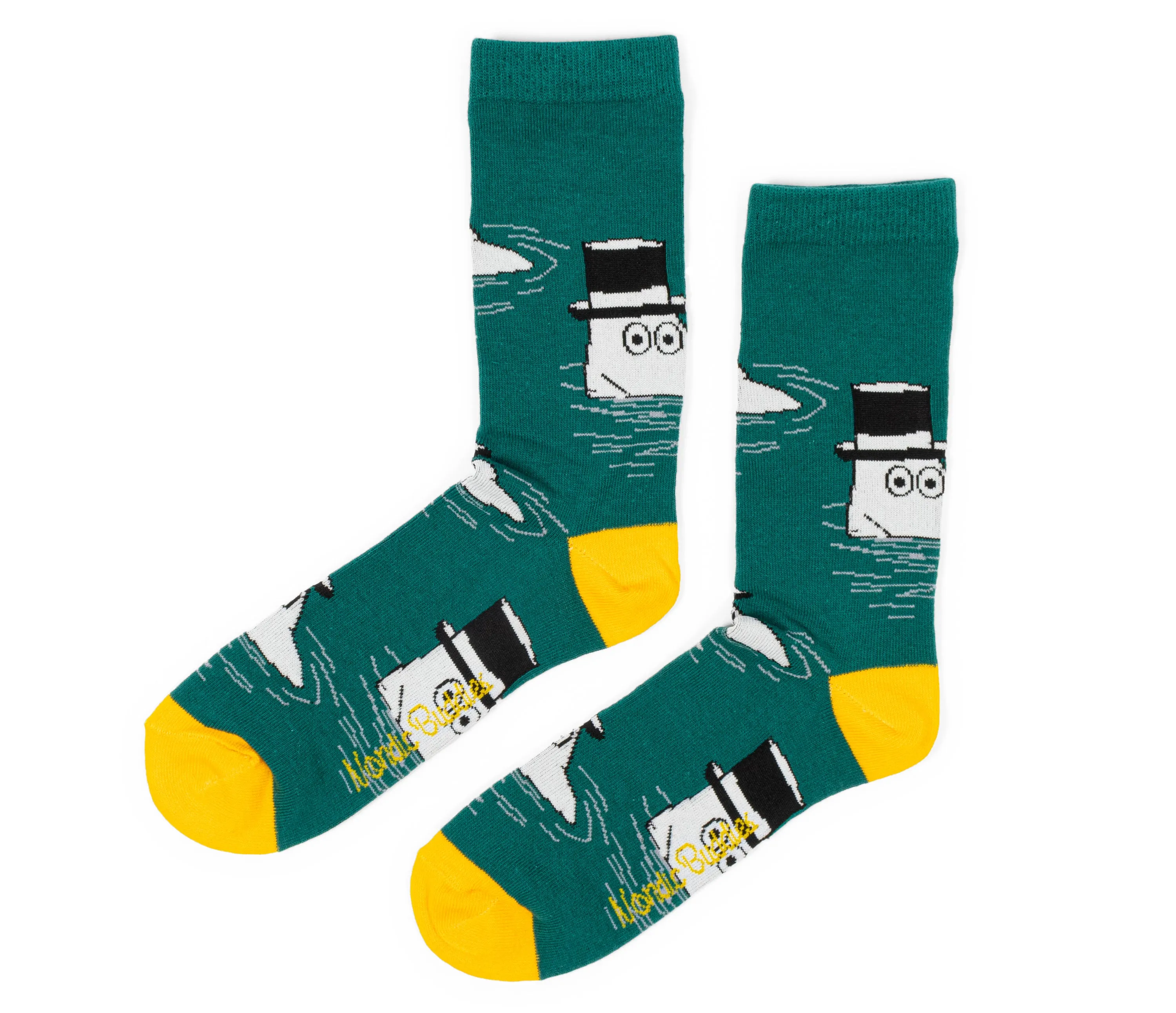 Moominpappa Swimming Men Socks - Green