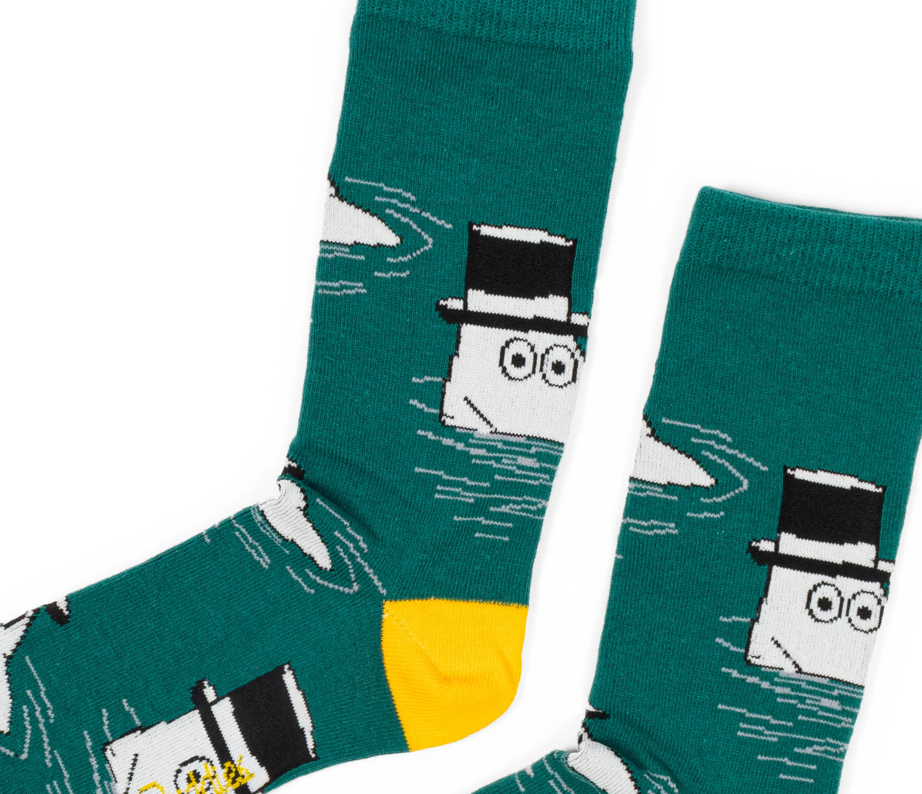 Moominpappa Swimming Men Socks - Green