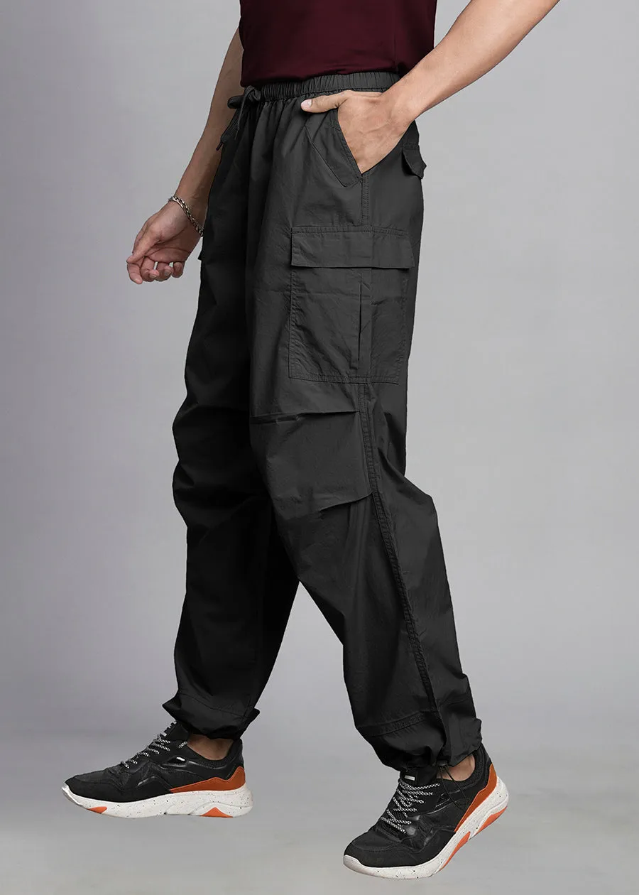 Parachute Pants For Men - Black