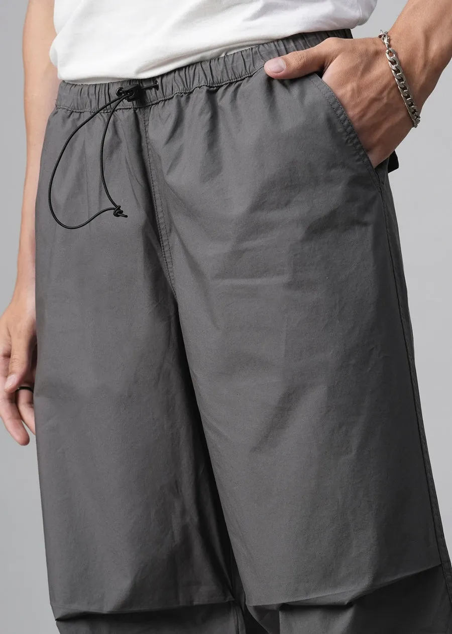 Parachute Pants For Men - Grey