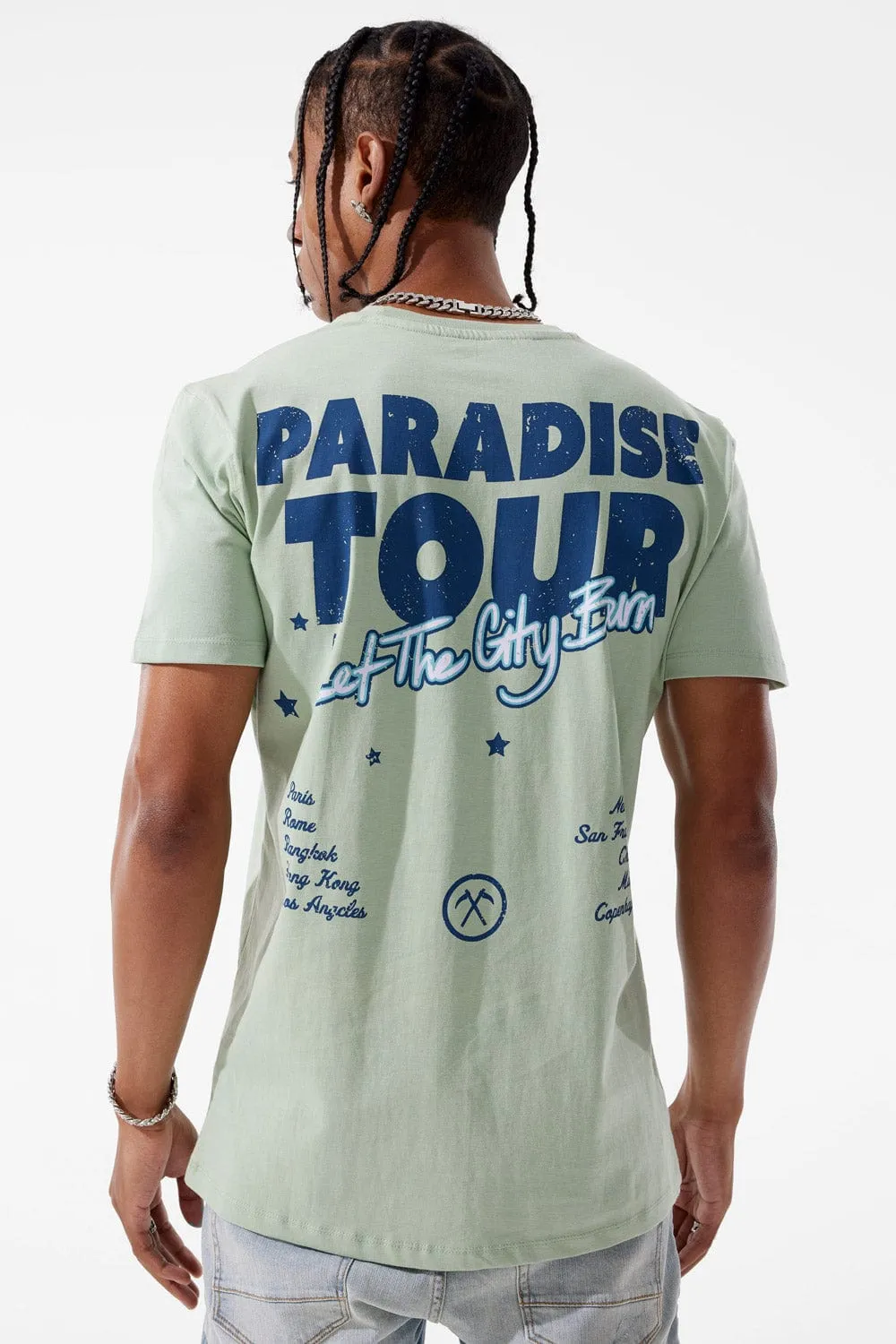 Paradise Tour T-Shirt (Light Sage)