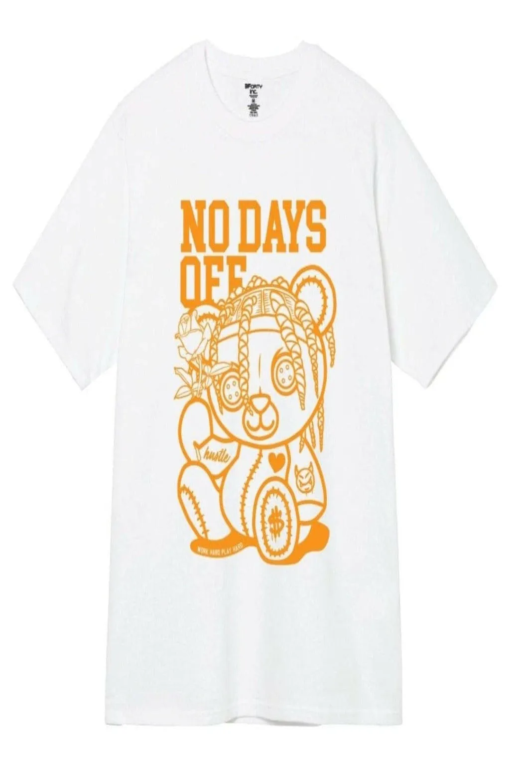 Printed No Days Off Graphic Tee