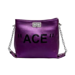 "ACE" Versatile Large Capacity Lining  Delicate Texture Waterproof Wear-resistant Crossbody Bags